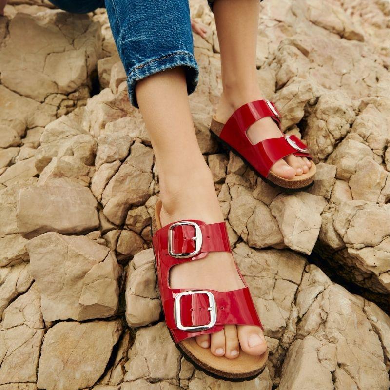 Mules Mercure Vernis - Confort et éclat - Reqins