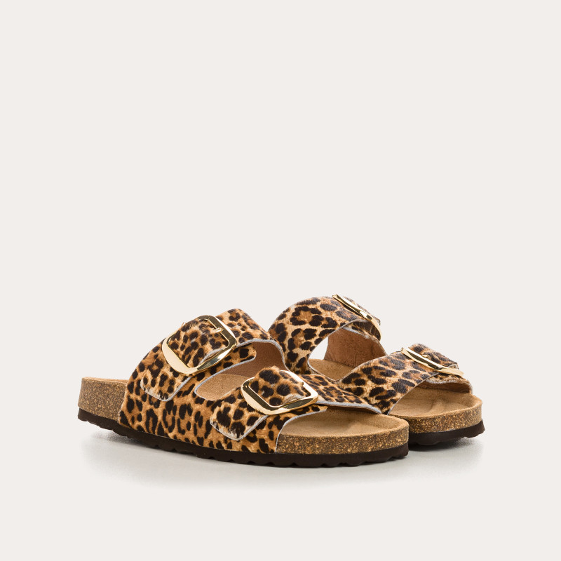 Mules Mercure Léopard | Reqins