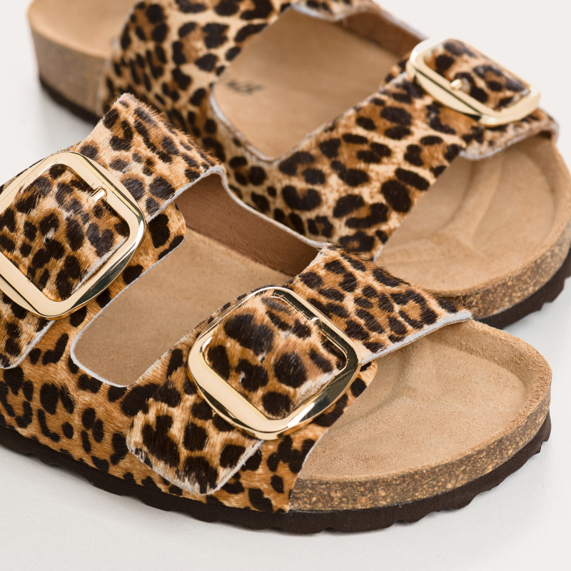 Mules Mercure Léopard | Reqins