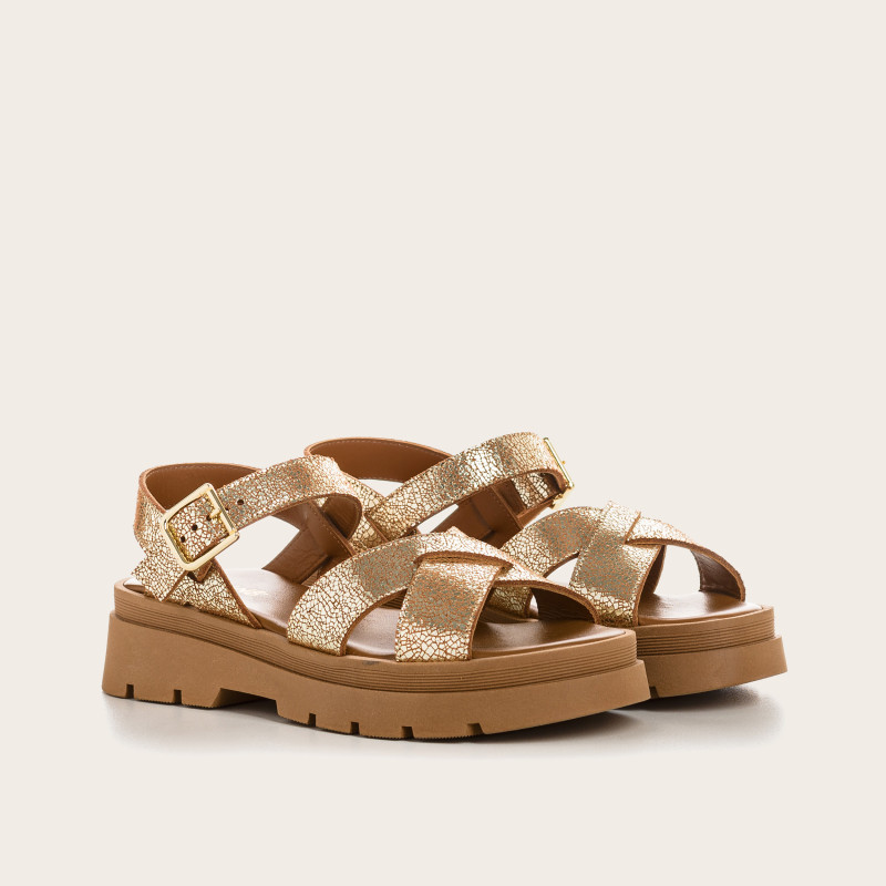Sandales Louisa crack – Élégance & confort | Reqins