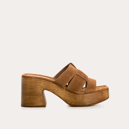 Velvet leather mules - elegant and comfortable - Reqins