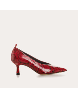Escarpins Bless Python Vernis | Élégance et allure affirmée – Reqins