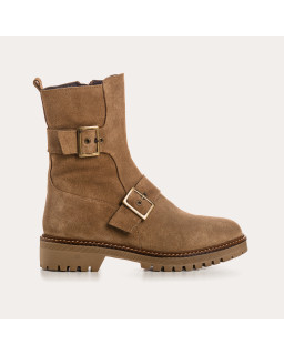 Boots Debra en cuir velours | Style chic & confort automnal – Reqins