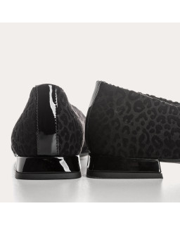 Ballerinas Thea Flock Leopard | Reqins