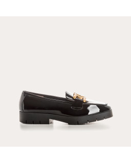 Monroe leather moccasins varnish - timeless elegance & chic | Reqins
