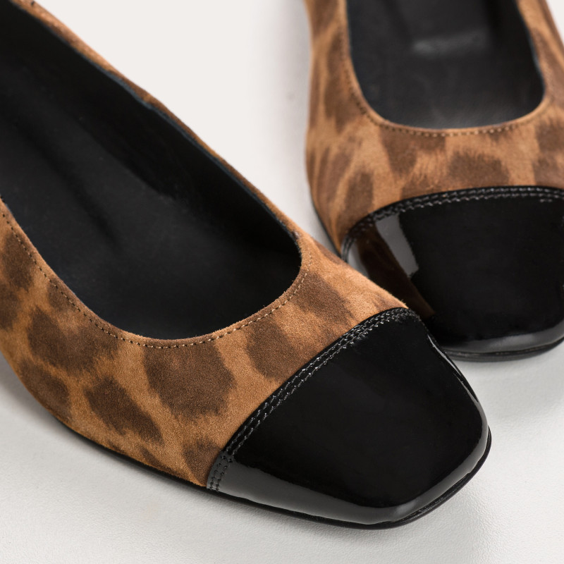 Jaguar Leather Riviera Height Ballerinas | Reqins