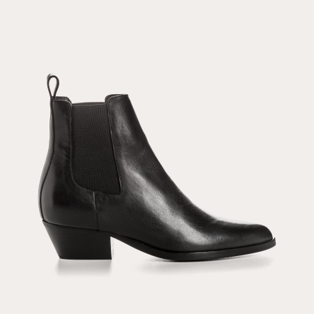 Smooth Leather Women's Boots - Belem Template | Reqins