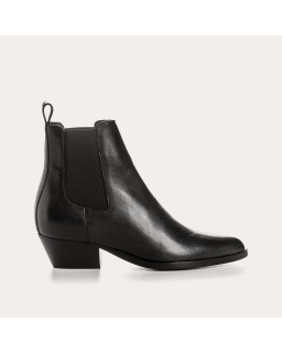 Boots femme en cuir lisse – Modèle Belem | Reqins