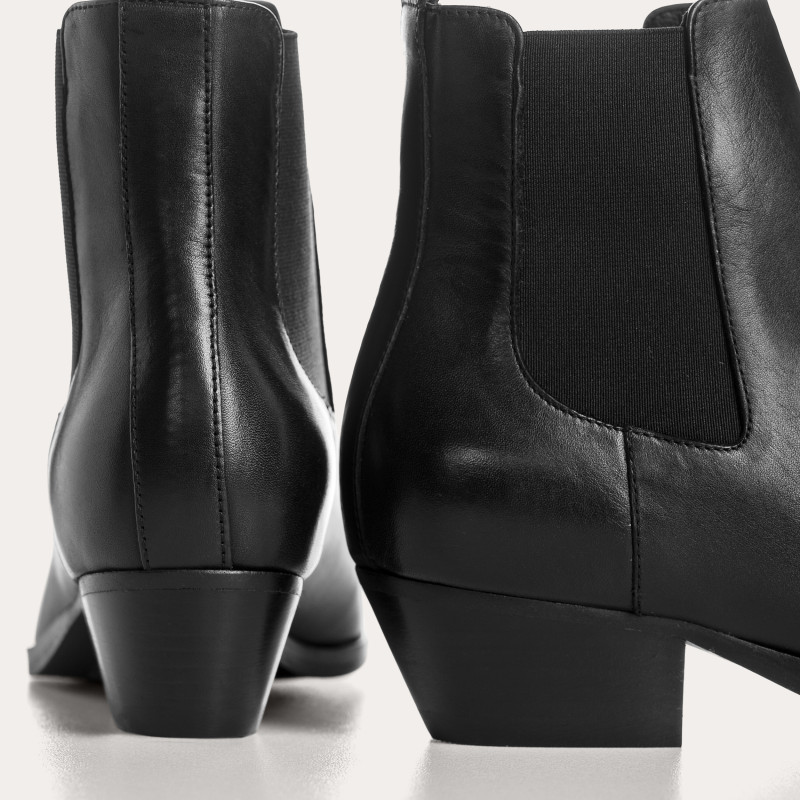 Smooth Leather Women's Boots - Belem Template | Reqins