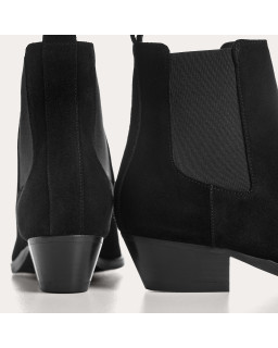 Belem Boots Velvet Leather - Western Chic Style - Reqins