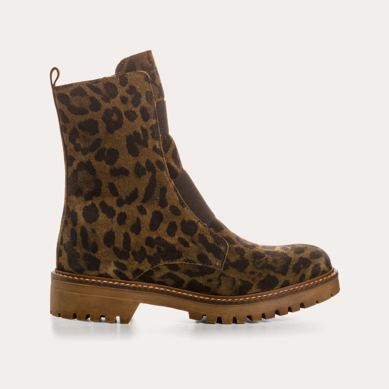 Boots Dusky cuir velours serval | Audace & élégance sauvage – Reqins