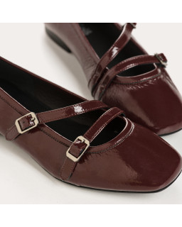 Callist Babies - Female Varnished Leather Shoes I Reqins