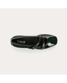 Callist Babies - Female Varnished Leather Shoes I Reqins