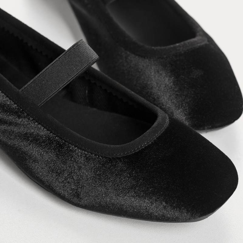 Babies femme en velours – Modèle Hally | Reqins