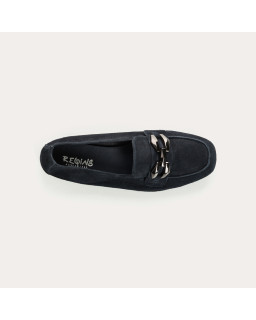 Velvet leather hilarious moccasins - elegance & comfort | Reqins