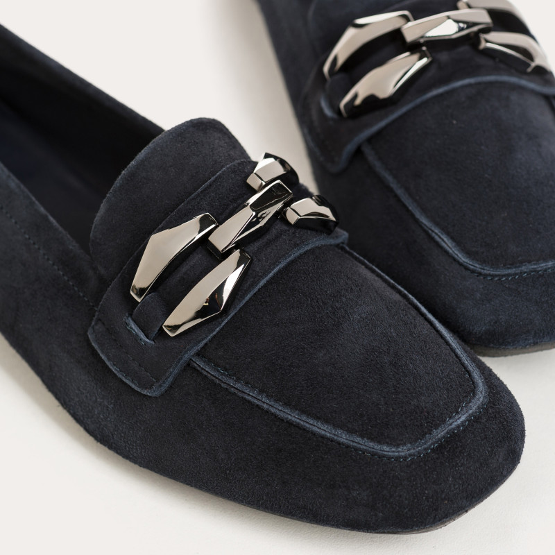 Velvet leather hilarious moccasins - elegance & comfort | Reqins