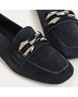 Velvet leather hilarious moccasins - elegance & comfort | Reqins