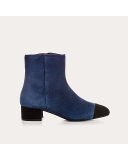 Boots femme à talons en cuir velours – Élégance & confort | Reqins