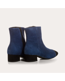 Boots femme à talons en cuir velours – Élégance & confort | Reqins