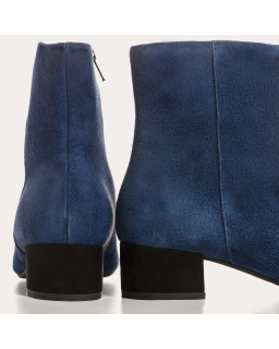 Boots femme à talons en cuir velours – Élégance & confort | Reqins