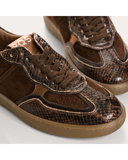 Baskets Athena Mix Python Female - Sneakers Trend | Reqins