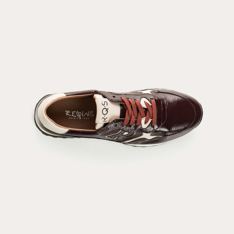 Naplak Mania Varnish Leather Sneakers | Reqins