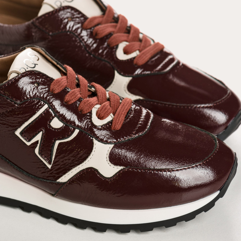 Naplak Mania Varnish Leather Sneakers | Reqins