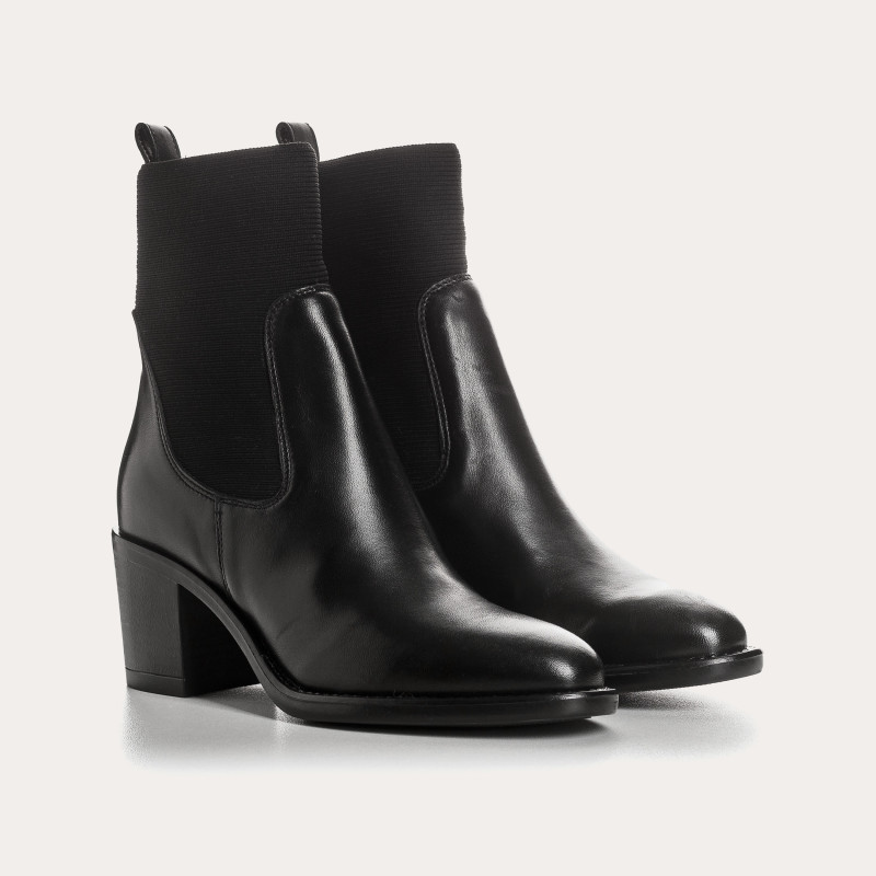 Boots Evalou en cuir – Élégance affirmée & allure moderne | Reqins