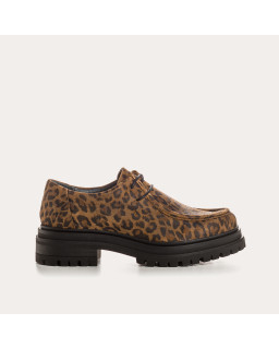 Velvet leather leopard moccasins | Affirmed style and comfort Reqins