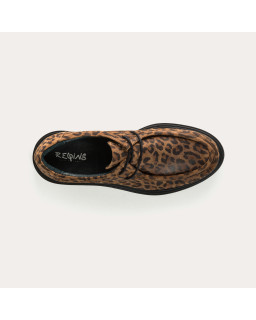 Velvet leather leopard moccasins | Affirmed style and comfort Reqins