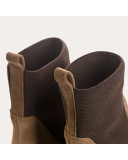 Boots Evalou en cuir velours – Élégance et caractère | Reqins