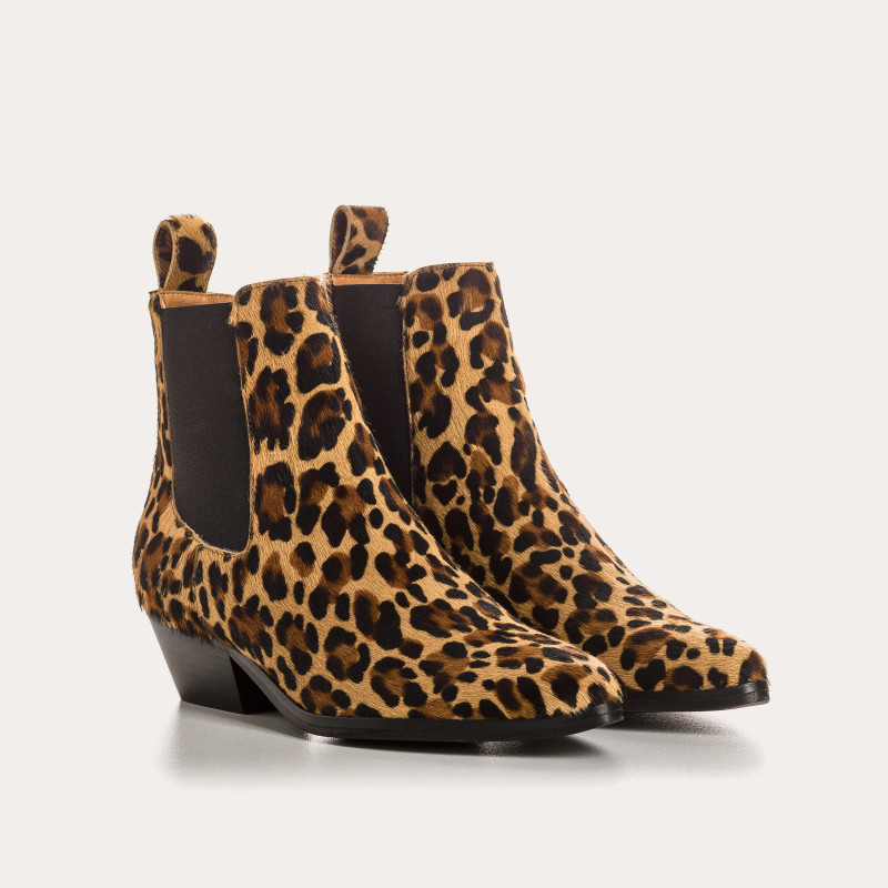 Bottines léopard Belem femme | Style sauvage et confort Reqins