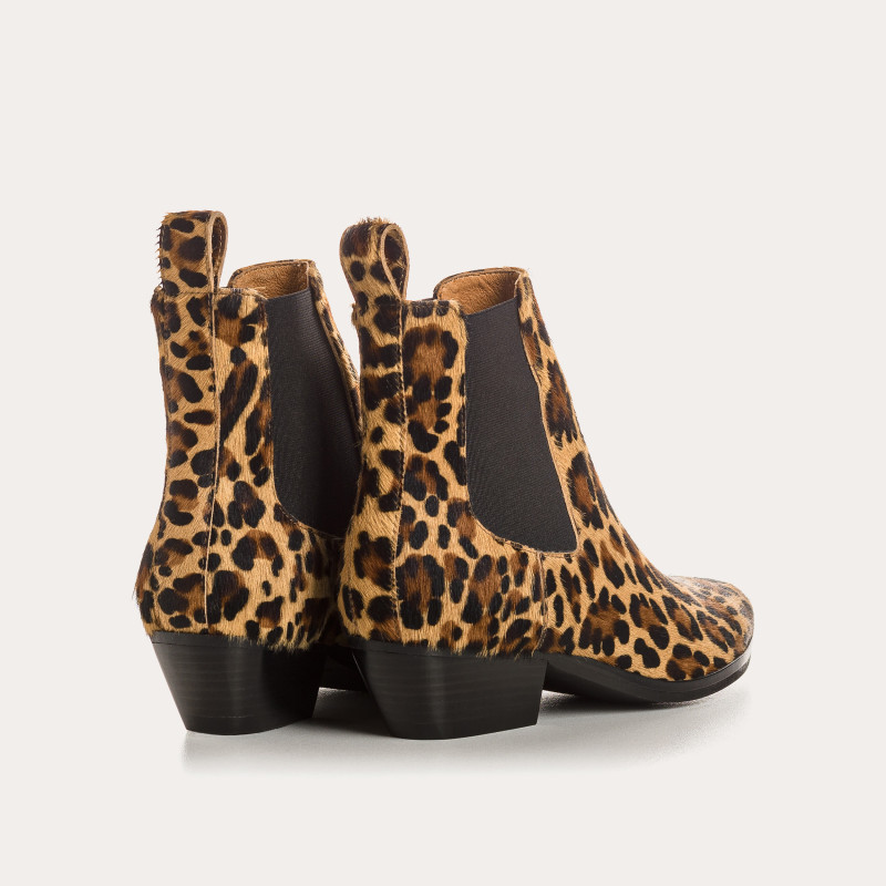 Bottines léopard Belem femme | Style sauvage et confort Reqins
