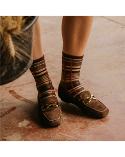 Velvet leather hilarious moccasins - elegance & comfort | Reqins