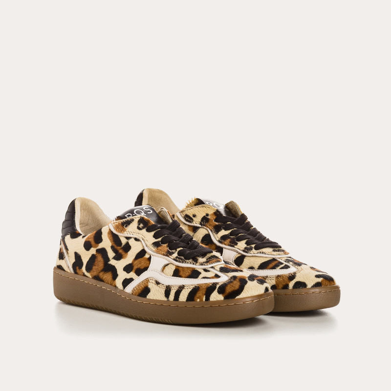 Leopard Female Athena Sneakers: Bold Style and Optimal Comfort