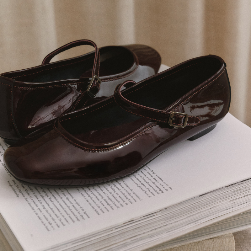 Babies Honor Varnish Leather | Reqins