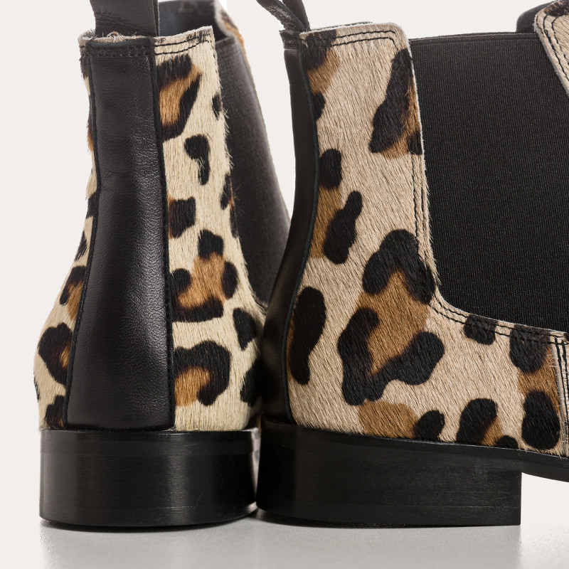 Boots Zellie imprimé jaguar | Caractère & style | Reqins