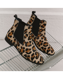 Boots Zellie imprimé jaguar | Caractère & style | Reqins