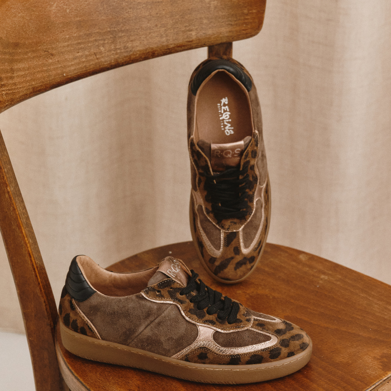 Baskets Athena Mix Serval – Style & confort | Reqins