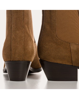 Belem Boots Velvet Leather - Western Chic Style - Reqins