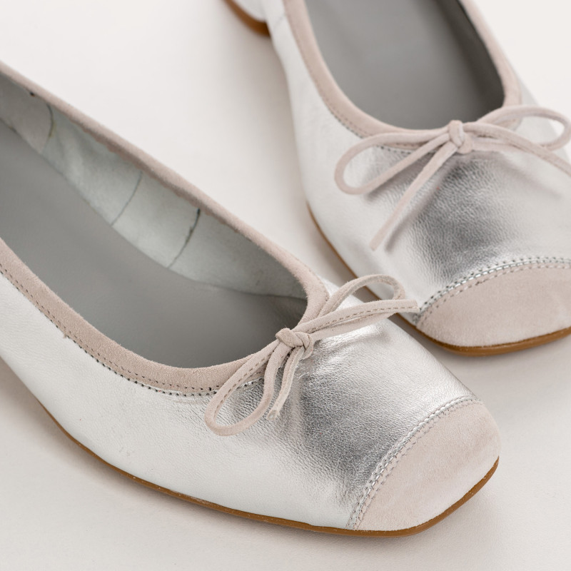 Ballerines Bijou À Talon Cuir - KYRIEL| Reqins