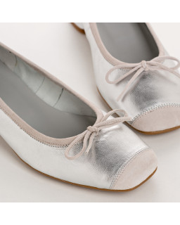 Ballerines Bijou À Talon Cuir - KYRIEL| Reqins