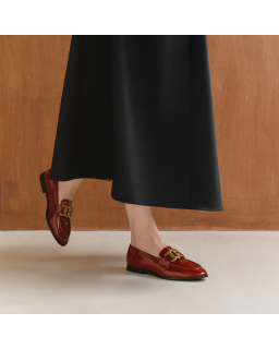 Mocassins Faro vernis Nuage – Chic lumineux & confort | Reqins