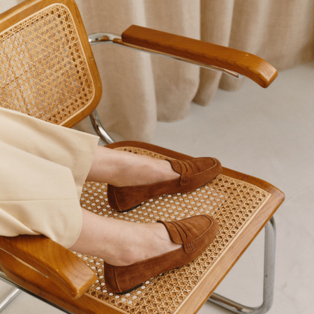 Mocassins Hema Femme en cuir velours : douceur et confort | Reqins