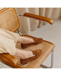 Mocassins Hema Femme en cuir velours : douceur et confort | Reqins