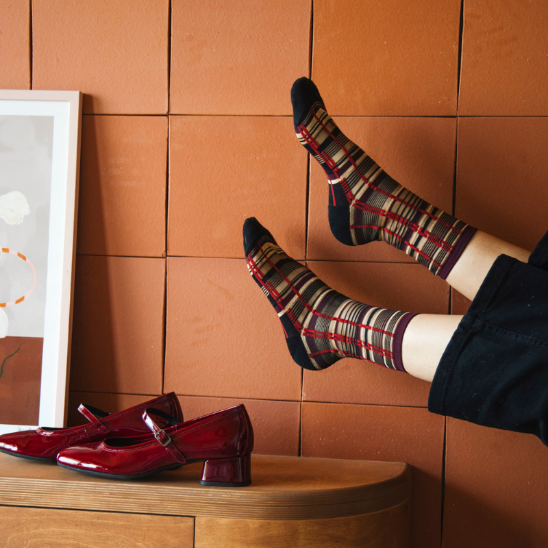 Female Graphic Socks - Collaet St Eustache X Reqins