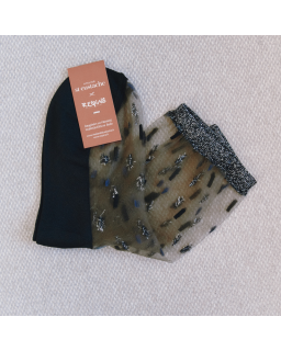 Chaussettes femme élégantes – Collaboration Atelier St Eustache x Reqins