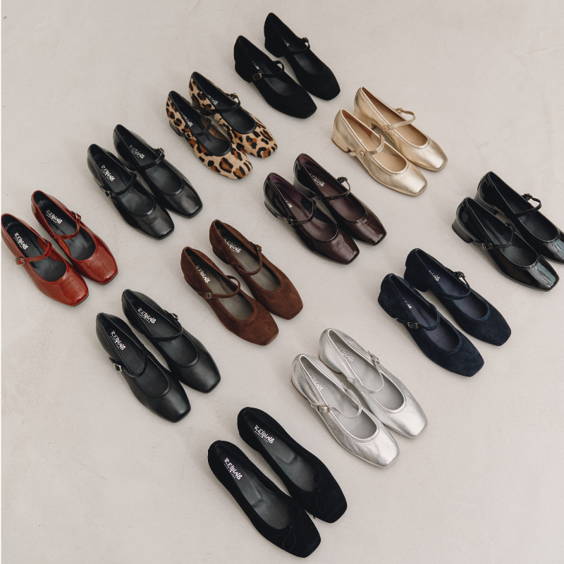 Kelly Heeled Babies - Woman Varnished Leather Pumps | Reqins