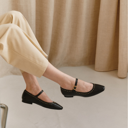 Babies à clous Texane Rock Noir