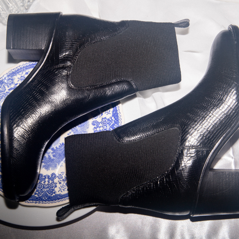 Boots Evalou Effect Lizard - Elegance & Comfort | Reqins